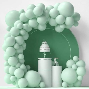 Arcada Baloane Verde Macaron 84 Piese