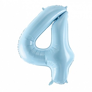 Balon Cifra 4 Albastru