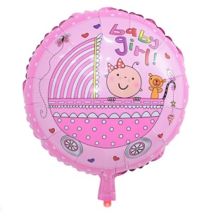 Balon Folie Baby Girl 45 cm