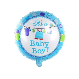 Balon Folie It's Baby Boy 45 cm - Img 2