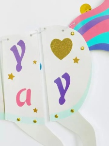 Banner Happy Birthday Magical Unicorn - Img 4