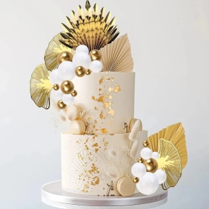 Decoratiune Tort Aniversare Royal Gold TOP121