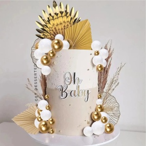 Decoratiune Tort Aniversare Royal Gold TOP121 - Img 4