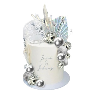 Decoratiune Tort Aniversare Silver Deluxe - Img 4