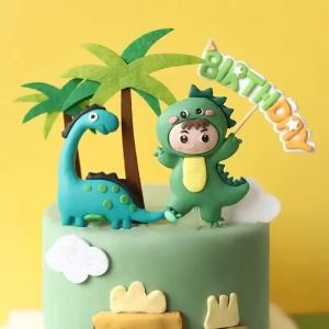 Decoratiune Tort Deluxe Dino Party - Img 4