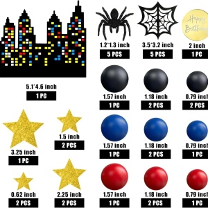 Decoratiune Tort Zi De Nastere Ultimate Spider Town - Img 2