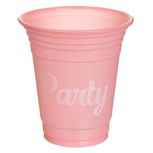 Set 50 Pahare Din Plastic Petrecere Aniversare Multicolore 360 ml PHR55 - Img 2