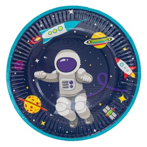 Set 6 Farfurii Petrecere Spatiul Cosmic