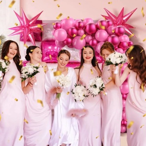 Arcada Baloane Aniversare Petrecere Pink Party - Img 3