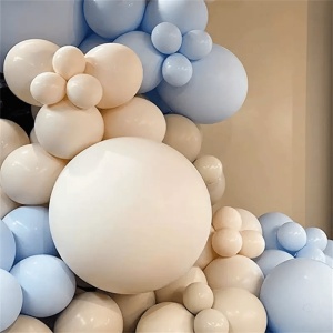 Arcada Baloane Evenimente Nude Blue 123 Piese - Img 2