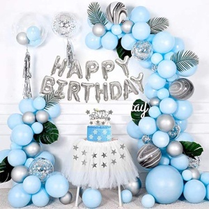 Arcada Baloane Zi de Nastere Happy Birthday + Topper