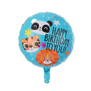 Balon Folie Animalute Happy Birthday To You 45 cm