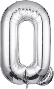 Balon Folie Litera Q Silver 40 cm