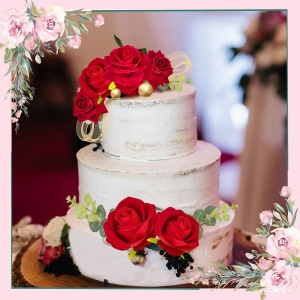 Decoratiune Tort Royal Roses Deluxe - Img 3