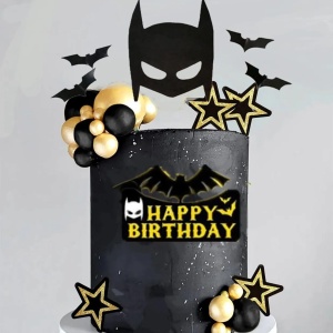Decoratiuni pentru Tort Tematica Supererou Batman - Img 5