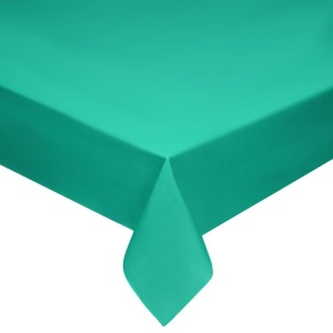 Față de Masă Petrecere Verde Smarald, Plastic – 137 x 274 cm