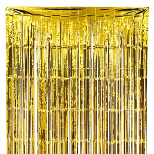 Perdea Decorativa Petrecere Gold 100x200 cm.