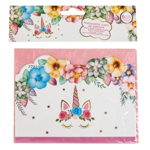 Set 6 Invitatii Petrecere Si Pliculete Unicorn - Img 2
