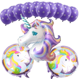 Set Baloane Magical Unicorn Mov
