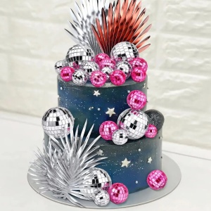 Set Decor Tort Disco Party Pentru Aniversari TOP116 - Img 3