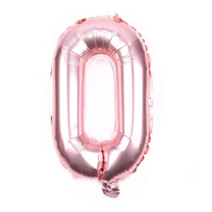 Balon Cifra 0 Rose Gold 100 cm