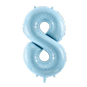 Balon Cifra 8 Albastru