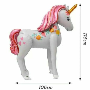 Balon Gigant Unicorn Dream 3D 116x106 cm - Img 4