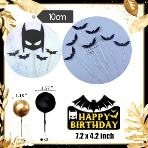 Decoratiuni pentru Tort Tematica Supererou Batman - Img 2