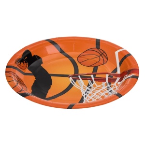 Set 6 Farfurii Aniversare Petrecere Tematica Basketball 18 cm FRF96 - Img 3