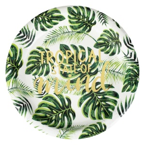Set 6 Farfurii Petreceri Tematica Tropicala 18 cm - Img 2