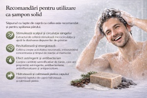 Sapun cu LAPTE DE CAPRA SI CAFEA - EXFOLIANT - Img 4