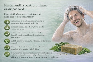 Sapun cu URZICA - REGLARE SEBUM - Img 5