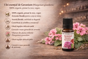 Ulei esential de GERANIU, 10 ml - Img 2