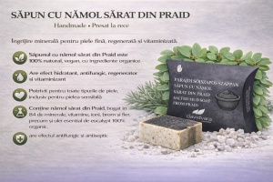 Sapun cu NAMOL SARAT DIN PRAID - MINERALIZANT - Img 2