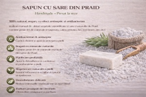 Sapun cu sare din Praid - PURIFIANT DELICAT - Img 2