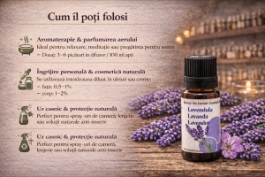 Ulei esential de LAVANDA , 10 ml - Img 4