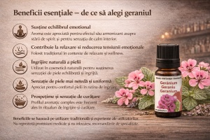 Ulei esential de GERANIU, 10 ml - Img 3