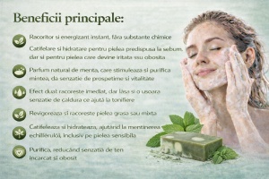 Sapun cu MENTA - RACORITOR - Img 3