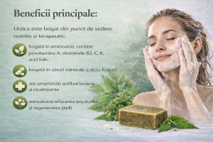 Sapun cu URZICA - REGLARE SEBUM - Img 4