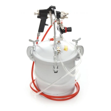 Aparat pneumatic pentru vopsit, rezervor 8L, KD1653 - Img 10