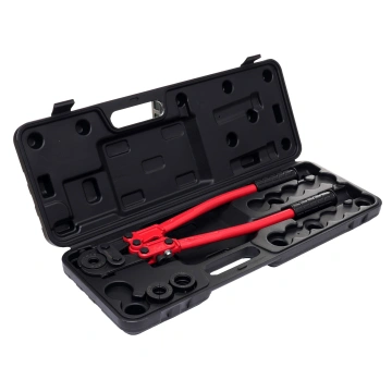 Cleste de sertizat pentru tevi PEX KraftProfesional KD10636 cu matrite TH16, TH20, TH26 si valiza de transport - Img 4