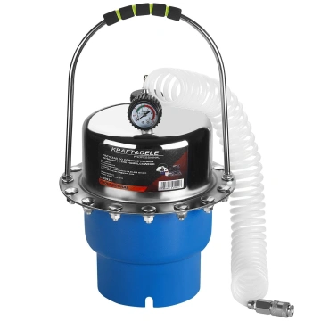 Dispozitiv aerisire frane pneumatic KraftProfesional KD5934, aparat schimb lichid frana 5L - Img 4