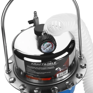 Dispozitiv aerisire frane pneumatic KraftProfesional KD5934, aparat schimb lichid frana 5L - Img 5