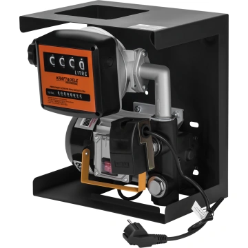 Kit complet Pompa transfer combustibil diesel 220V - 70 litri / min - 550W cu sistem Auto-Stop + Filtru de motorina KD1174 - Img 3