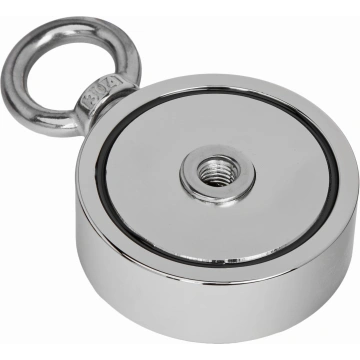 Magnet neodim cu inel 180 Kg KD10418 KraftProfesional - Img 2