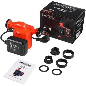 Pompa de recirculare KraftProfesional KD803, 230V , 25-6/180 - Img 4