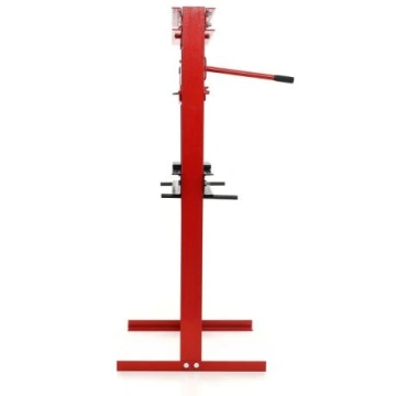 Presă hidraulică de atelier 20T KD329, cu pompă manuală și platformă reglabilă pe 8 niveluri - Img 3