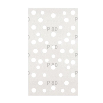 Set 25 discuri de slefuit dreptunghiulare 80x133mm, P80, PP-21237-001 - Img 2