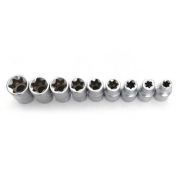 Trusa chei tubulare torx, 1/2'', 9 bucati, KD10227 - Img 2