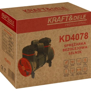 Cap compresor de aer fara ulei - motor 1500W 2800rpm, 4078 - Img 7